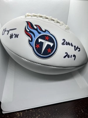 Chris Johnson CJ2K Autographed Tennessee Titans Football Jersey JSA Certified - Image 1 of 4