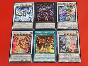 Crimson Dragon + Synchro Rumble + Ancient Fairy Life + TY-PHON & More! | YuGiOh! - Picture 1 of 13