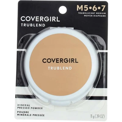 CoverGirl TruBlend Mineral Pressed Powder, Translucent Medium M5-7, 0.39 oz - Image 1 of 2