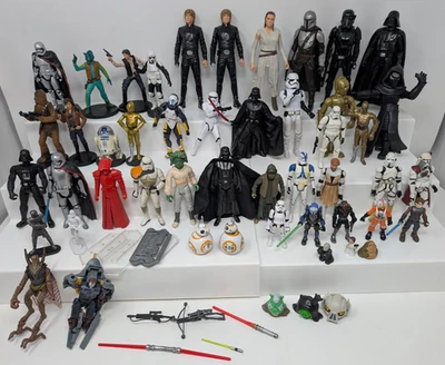 45+ STAR WARS Action Figure Toy Lot, Miscellaneous Series, All Shown - Image 1 of 4
