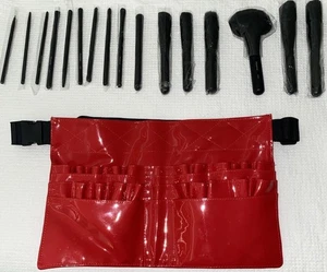 Morphe Black Master Pro Brush Set & Utility Belt Holder New ( missing 5 brushes - Picture 1 of 6