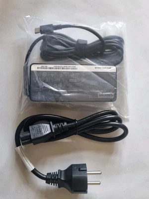 NEU Lenovo AC Adapter 65W , Type USB-C ,Schwarz Ohne Originalverpackung - Bild 1 von 4