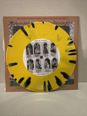Blink-182 Swindle Lemmings Split 7" Exclusive Mustard w/ Black Splatter /300 - Image 1 of 4