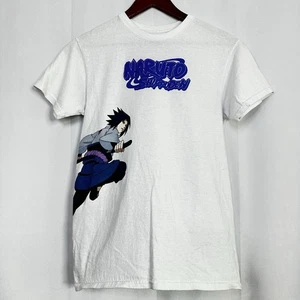 Camicia Naruto Shippuden Sasuke Reason anime uomo piccola bianca girocollo fandom - Foto 1 di 8