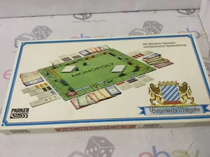 Vintage Monopoly German Parker Spielplan PARKER BROTHERS Board Game RARE! - Picture 1 of 2