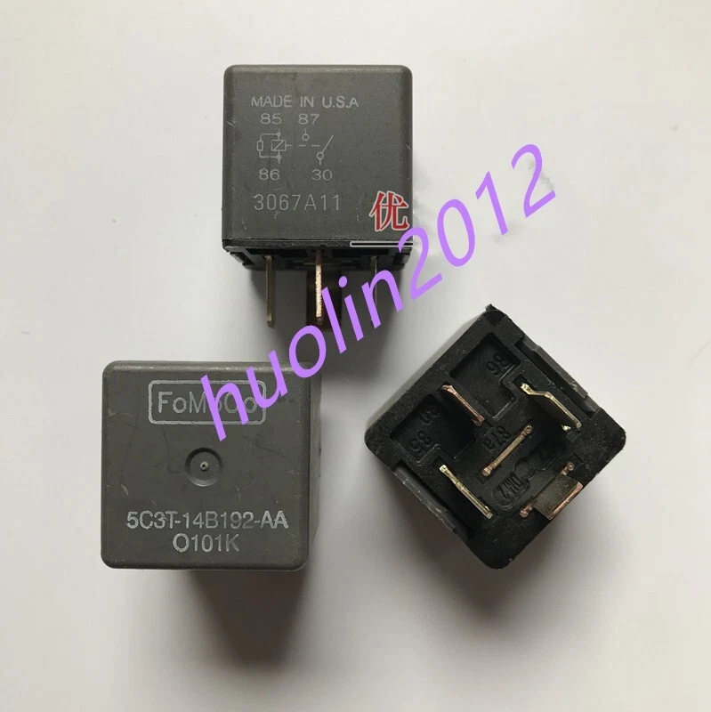 5pcs New Ford relay 5C3T-14B192-AA 12V 4-pin - Image 1 of 1
