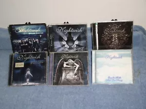 LOT OF 6 NIGHTWISH CDS~~ ONCE, HIGHEST HOPES, OVER THE HILLS... +3 (VryGd-Exc) - Picture 1 of 8