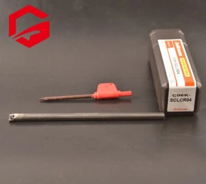 C06K-SCLCR04 Supporto in metallo duro massiccio portautensili ammortizzatori in acciaio al tungsteno per CCMT04** - Foto 1 di 5