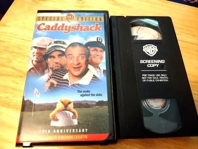 Caddyshack VHS Full Length Screener 19th Anniversary Special Edition Clamshell - Image 1 of 4