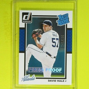 DAVID HALE  2014  RATED ROOKIE  145/199 PRESS PROOF #257  Pitcher Atlanta Braves