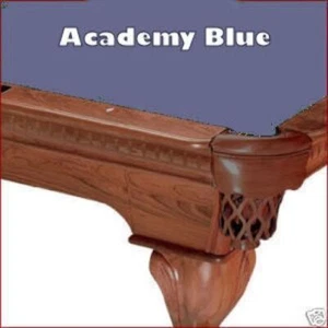 8' Academy Blue ProLine TEFLON Classic Billiard Pool Table Cloth Felt - Picture 1 of 3