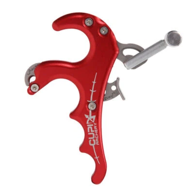 Release Aids 4 Finger Trigger Grip Caliper Thumb Archery Compound Bow Hunting - Image 1 of 4