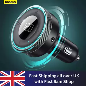 Bluetooth 5.0 FM Transmitter Handsfree 2*USB Charger Car Kit Radio Adapter hot - Picture 1 of 8