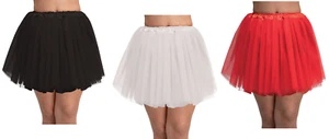 Tutu Damen Kostüm Zubehör Satin Band Lang Petticoat Tutu 43cm - Photo 1/4