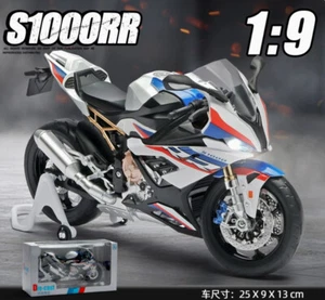 1/9 Scale BMW S1000R Alloy Motorcycle Model  Diecast Collectible Toy Gift - Picture 1 of 4