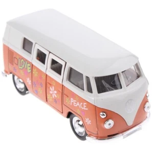 Volkswagen Love Kombi T 1 - Welly Nex Orange Car - Picture 1 of 3