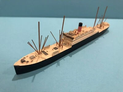Hein Mück #230 British Passenger Ship Hanoverian 1902 Waterline Model - 1:1250 - Image 1 of 4