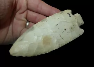 PIETRA STELO QUADRATO BOONE CO MISSOURI ARTEFATTO INDIANO PUNTA DI FRECCIA RELIQUIA DA COLLEZIONE - Foto 1 di 10