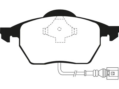 Juego de pastillas de freno delanteras para Audi TT Quattro 2000-2006 EBC 53151HMFW 2001 2002 2003 Foto 1 de 4
