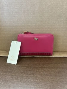 Cartera plegable Radley London Cheshire Street Med rosa oscuro NUEVA con etiqueta - Imagen 1 de 9