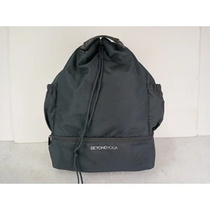 Beyond Yoga Drawstring Backpack Gym Bag with Shoe Compartment Black - Imagen 1 de 10