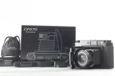 [Excelente COMO NUEVA EN CAJA] Cámara Fuji Fujifilm GF670 Pro negra de formato medio de JAPÓN Foto 1 de 4