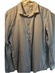 Men’s L/G Calvin Klein Slim Fit Dotted Long Sleeve Dress Shirt - Picture 1 of 8