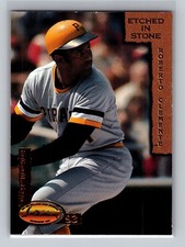 1993 Ted Williams Card Company Roberto Clemente ETCHED IN STONE #ES3 - Pirates
