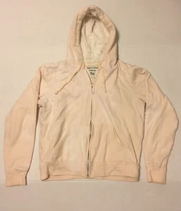 Women’s jacket Pacific and Company fur hoodie size large cream E42 - Picture 1 of 4