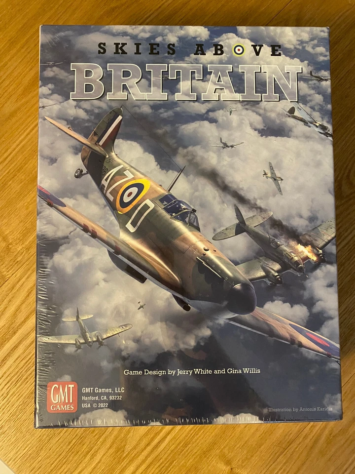 GMT Games-Skies Above Britain-Solitaire WWII Air Combat Game- shrink - Photo 1/1