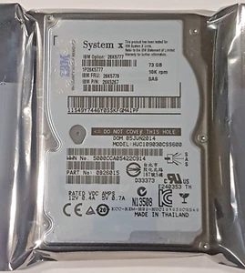 73 GB SAS IBM System X 26K5777 10000 RPM 8 MB HDD 2.5 " Internal Hard Drive New - Picture 1 of 1