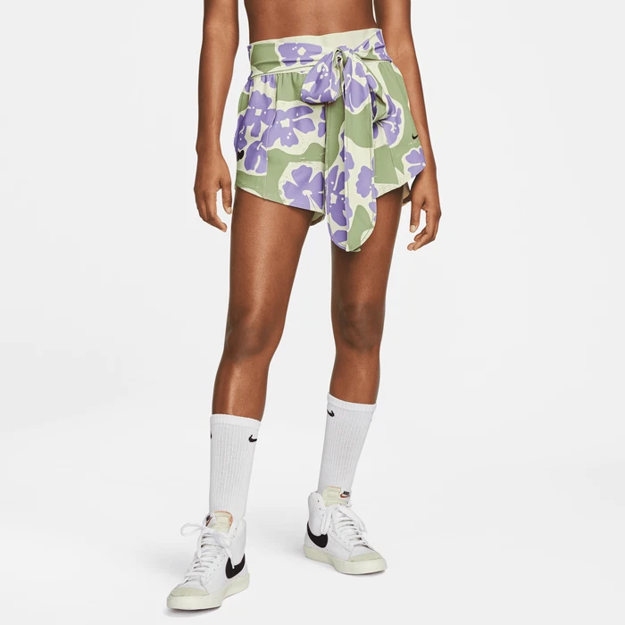 Nike Women's Naomi Osaka 'NO' Printed Tennis Shorts DX1848-386 Small ♡