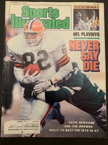 Sports Illustrated January 12, 1987 Ozzie Newsome Browns NFL Playoffs - Bild 1 von 3
