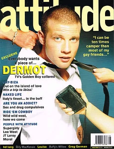 ATTITUDE #76 August 2000 DERMOT O'LEARY Julian Hargreaves ALYSON HANNIGAN @Mint! - Imagen 1 de 8