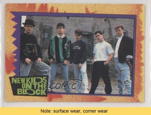 1989 Topps New Kids on the Block Setting Records! #3 READ 0d8