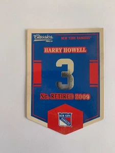 2012-13 Classics Signatures Banner Numbers #72 Harry Howell - New York Rangers - Picture 1 of 2