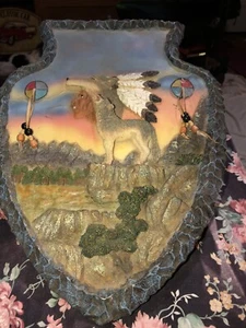 Native American wooden arrowhead wall plaque - Picture 1 of 3