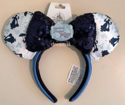 BNWT Disney Parks Epcot United Kingdom Mary Poppins Minnie Mouse Ears Headband - Image 1 of 4