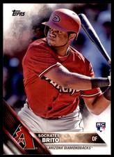 2016 Mint -- Topps Socrates Brito Rookie Arizona Diamondbacks #580