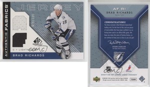 2007-08 SP Game Used Edition Authentic Fabrics Rainbow /100 Brad Richards #AF-RI