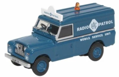 Oxford 76LAN2017 Land Rover SII RAC Radio Patrol Scala 1/76 00 Gauge T48 Post - Immagine 1 di 4