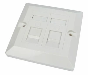 GP1689 Single Cat6 Faceplate 2 Port - Bild 1 von 2