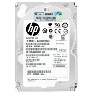 Festplatte HP EG0300FBLSE 300GB 10000RPM SAS II 2.5'' Zoll 619286-001 - Bild 1 von 5