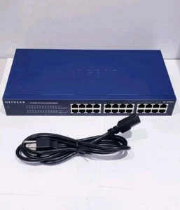Netgear Ethernet Switch Prosafe JFS524 24-Port 10/100 Mbps - Picture 1 of 5