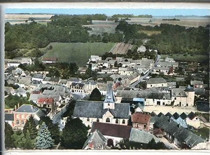 CP 60 Oise - Boury-en-Véxin - Vue générale aérienne - Le Centre - Picture 1 of 2