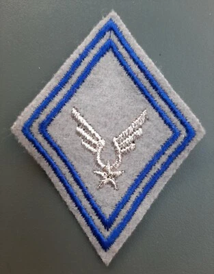 Losange de bras Mle 1945 cadre GSALAT ALAT Matériel VINTAGE ORIGINAL PATCH - Photo 1/2