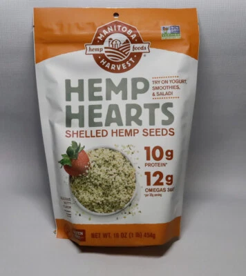 Manitoba Harvest Hemp Hearts Raw Shelled Hemp Seeds 1 lb  BB 12/31/25 - Image 1 of 4