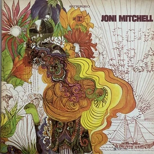 JONI MITCHELL SELF TITLED VINYL LP REPRISE TRI COLOUR LABEL UK 1968 1ST PRESS EX - Picture 1 of 12