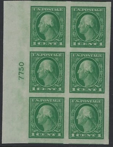 US Scott # 481 - Plate # Block - Mint OG NH - Superb (C-552) - Picture 1 of 2