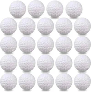 Plastic Golf Balls Practice, 24/100 Pack Hollow Plastic Golf Balls Indoor Outdoo - Picture 1 of 12